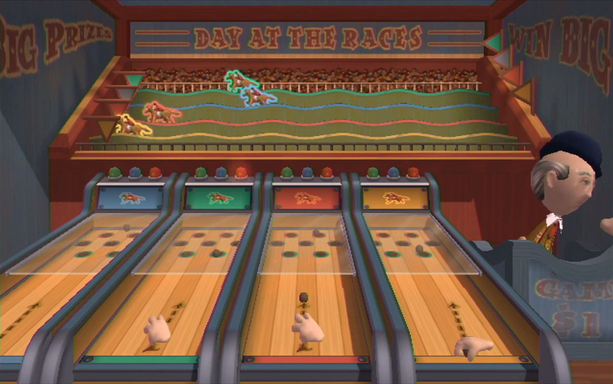 A Day At The Races from Carnival Games for the Nintendo Wii, released 2007